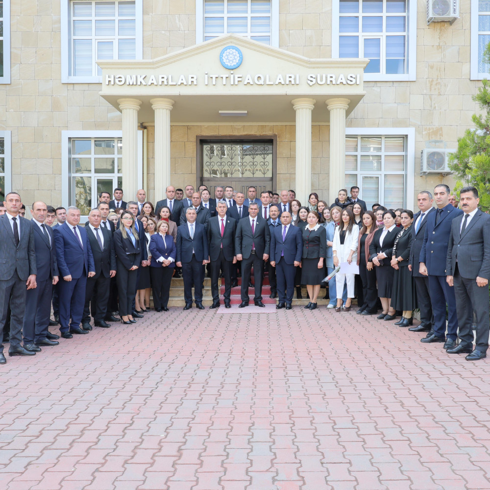 Naxçıvan Muxtar Respublikası Həmkarlar İttifaqları Şurasının yaranmasının 57 illiyi qeyd edilib<font color=red> - FOTOLAR</font>