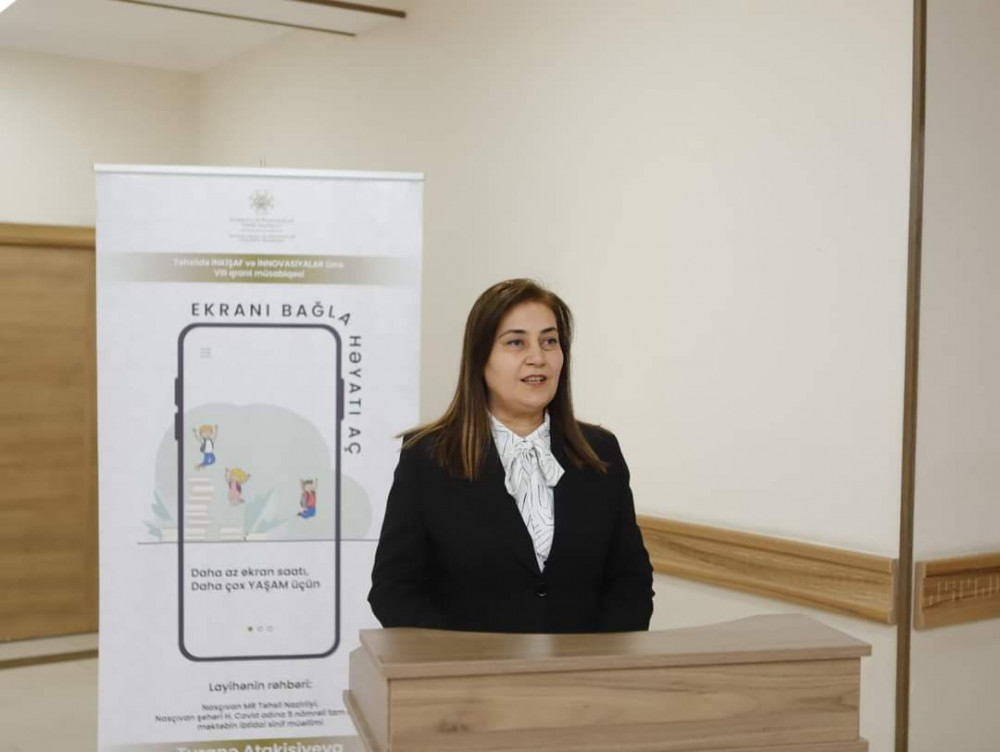 Naxçıvanda "Ekranı bağla, həyatı aç" layihəsinə start verilib<font color=red> - FOTOLAR</font>