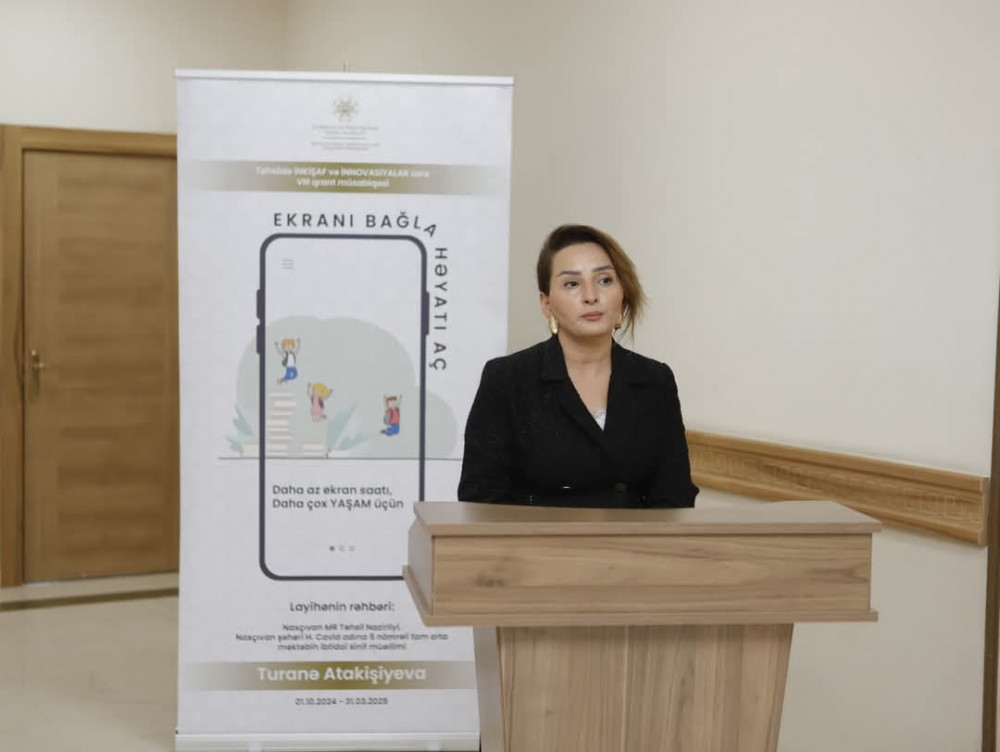 Naxçıvanda "Ekranı bağla, həyatı aç" layihəsinə start verilib<font color=red> - FOTOLAR</font>