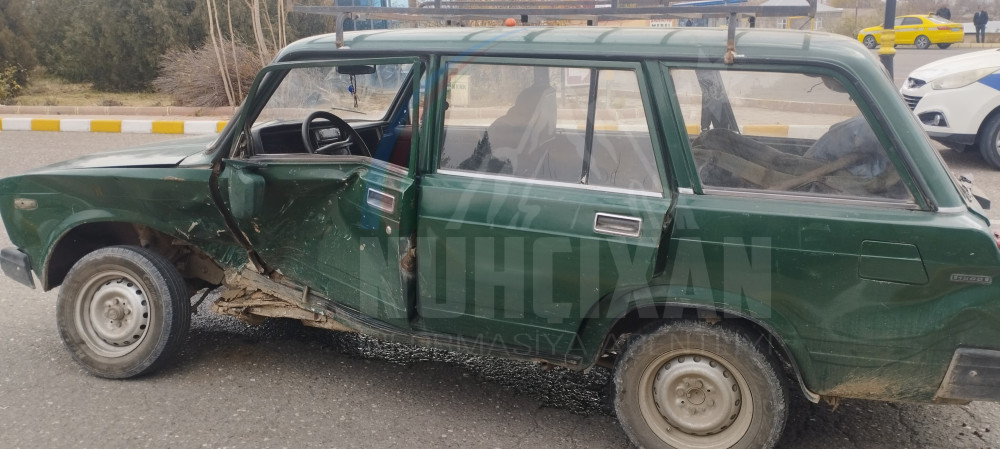 Kəngərli rayonunda yol-nəqliyyat hadisəsi baş verib<font color=red> - FOTOLAR</font>