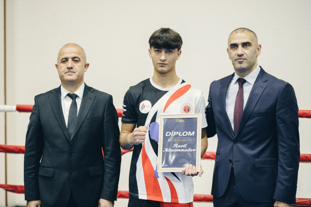 Naxçıvanın 100 illik yubileyinə həsr olunan kikboksinq birinciliyi keçirilib<font color=red> - FOTOLAR</font>