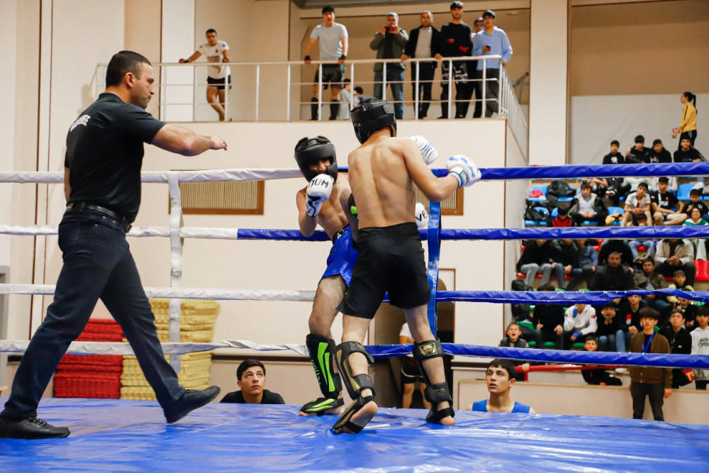 Naxçıvanın 100 illik yubileyinə həsr olunan kikboksinq birinciliyi keçirilib<font color=red> - FOTOLAR</font>