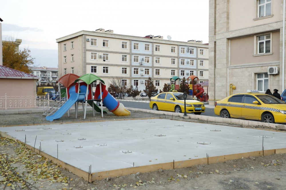 Naxçıvanda Dövlət Proqramı çərçivəsində idman qurğuları quraşdırılır<font color=red> - FOTOLAR</font>