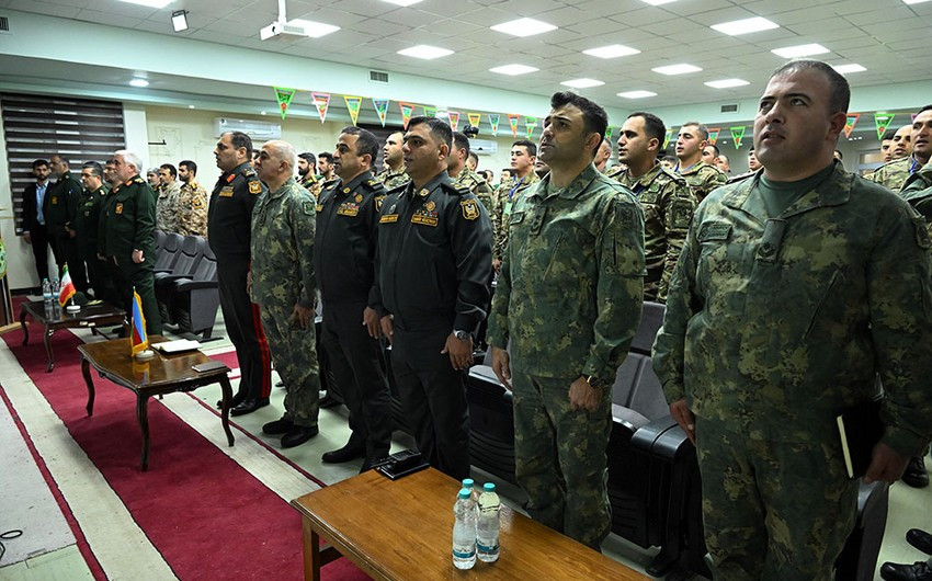 Azərbaycan və İranın xüsusi təyinatlılarının təlimi çərçivəsində məşqlər başlayıb<font color=red> - FOTOLAR</font>