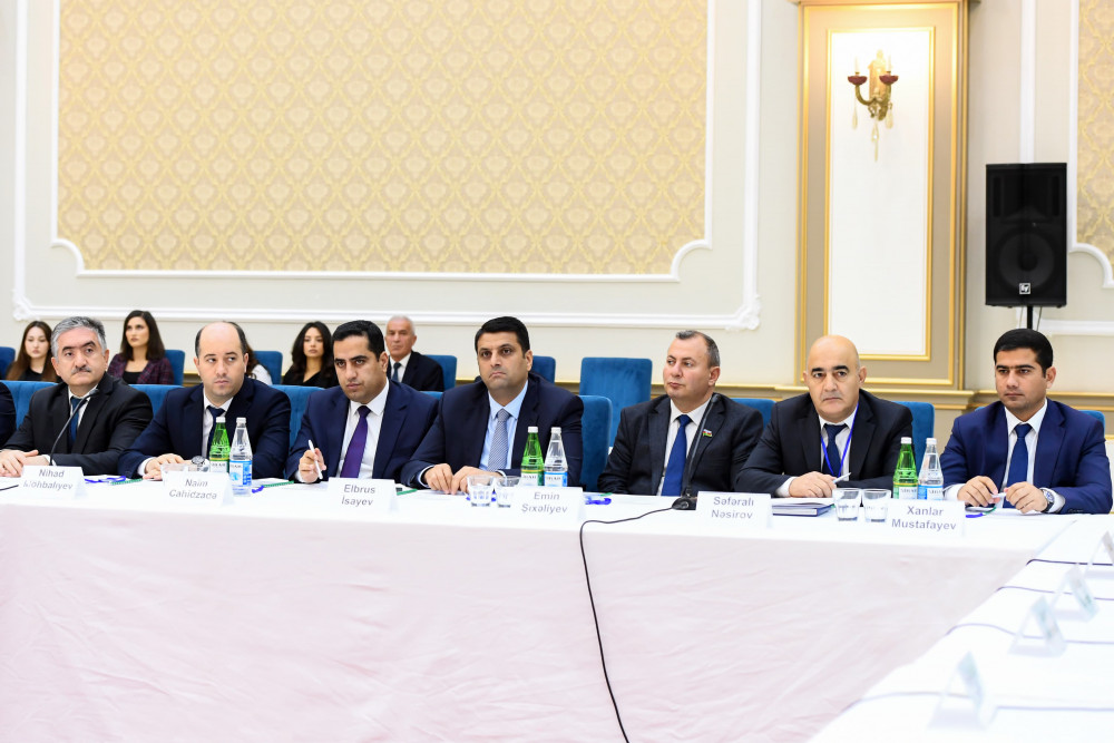 Naxçıvanda “İqlim dəyişikliyinin kənd təsərrüfatının  inkişafına təsiri” mövzusunda konfrans keçirilib<font color=red> - FOTOLAR</font>
