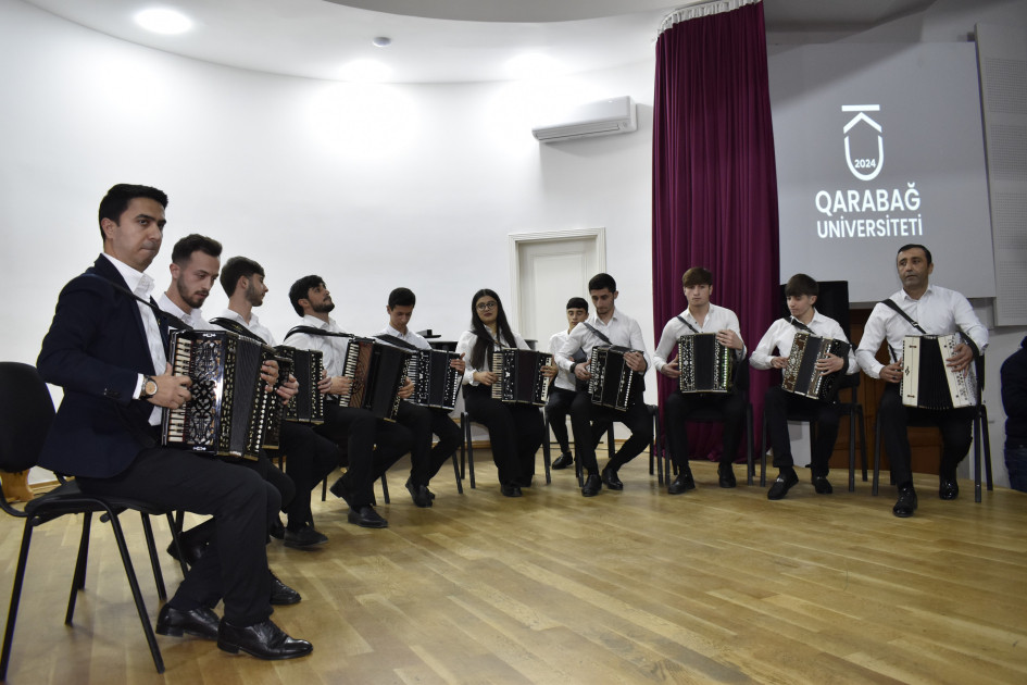 Xankəndi şəhərində Qarabağ Universitetinin yaradılmasının bir illiyi qeyd olunub<font color=red> - FOTOLAR</font>