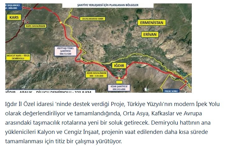 Qars-İğdır-Naxçıvan dəmir yolu layihəsi: Region iqtisadiyyatı üçün yeni dövr başlayır<font color=red> - FOTOLAR</font>