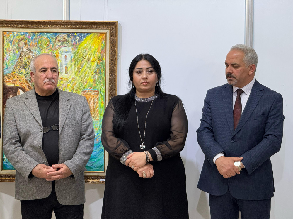 Tanınmış rəssam Mənsur Əsgərlinin "Hisslərin yaddaşı" adlı fərdi rəsm sərgisi açılıb<font color='red'> - YENİLƏNİB</font><font color=red> - FOTOLAR</font>