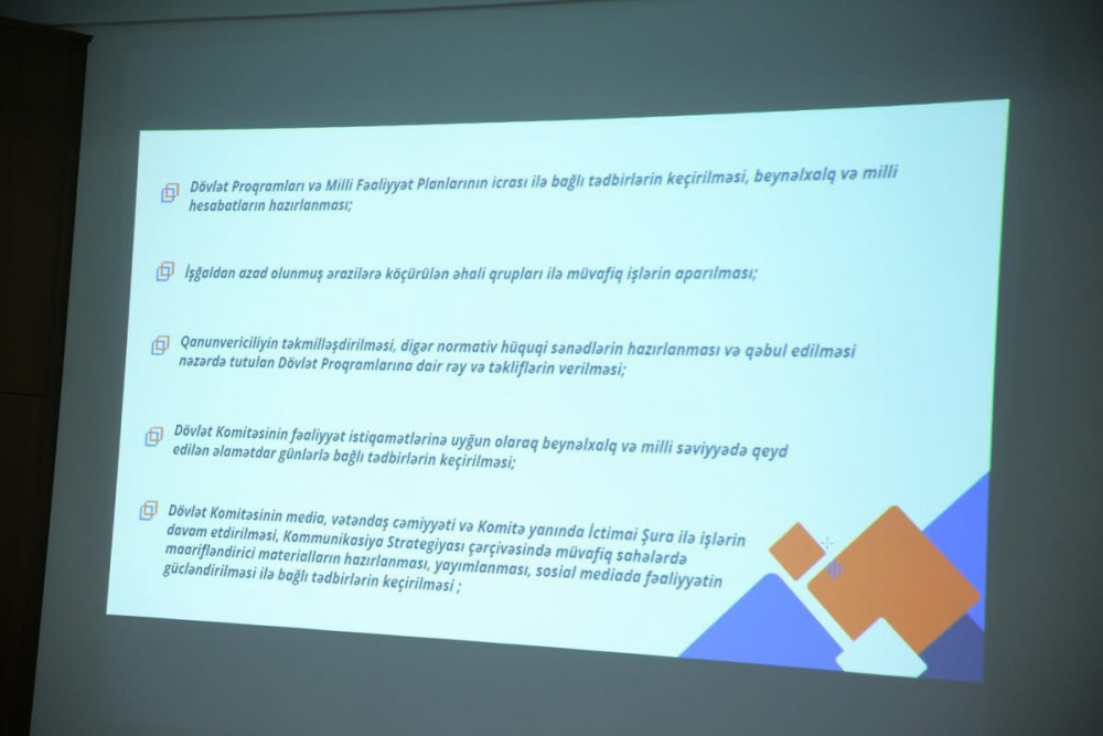 Ramilə Seyidova Ailə, Qadın və Uşaq Problemləri üzrə Dövlət Komitəsinin kollegiya iclasında iştirak edib<font color=red> - FOTOLAR</font>