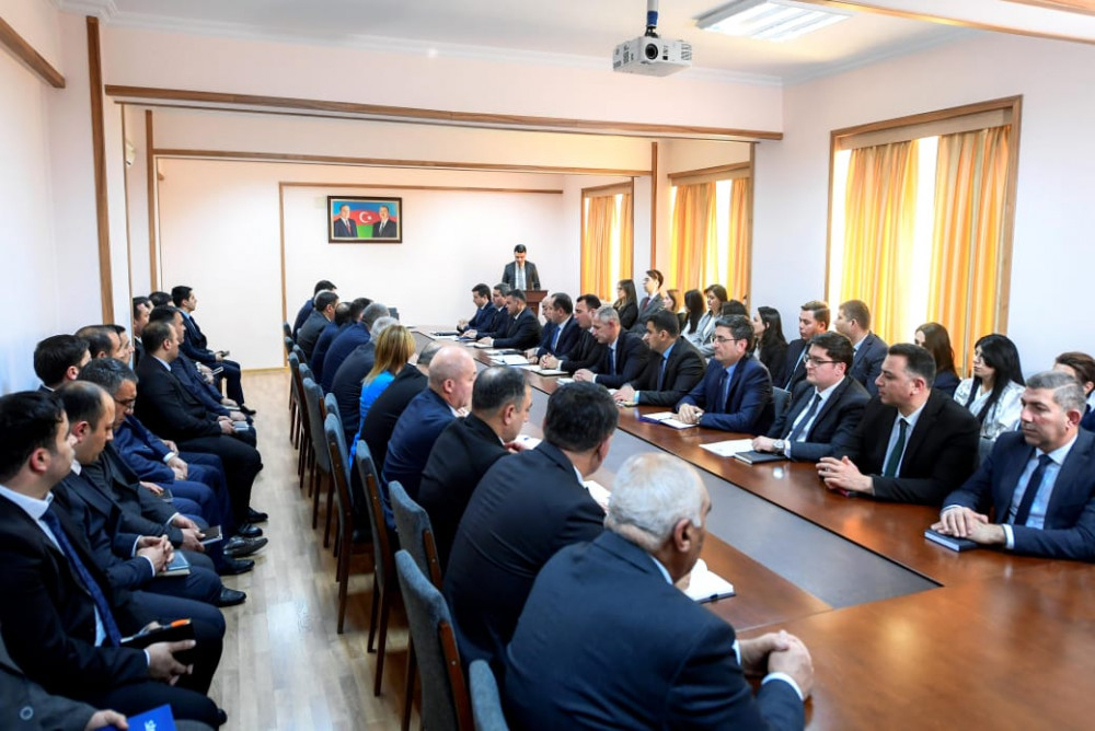 Naxçıvan Muxtar Respublikası Maliyyə Nazirliyində Kollegiya iclası keçirilib<font color=red> - FOTOLAR</font>