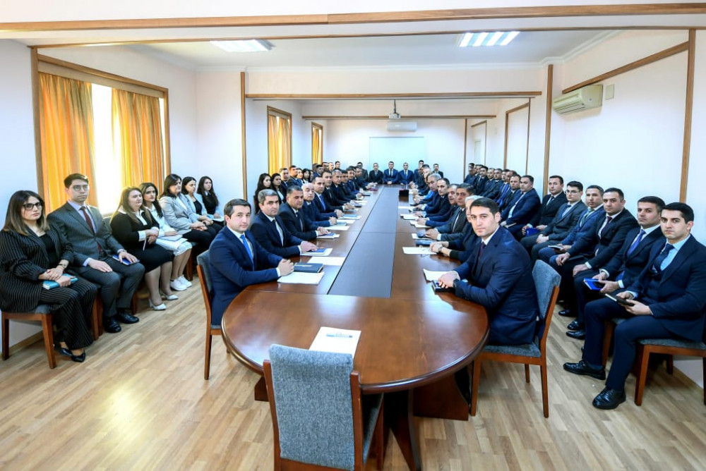 Naxçıvan Muxtar Respublikası Maliyyə Nazirliyində Kollegiya iclası keçirilib<font color=red> - FOTOLAR</font>