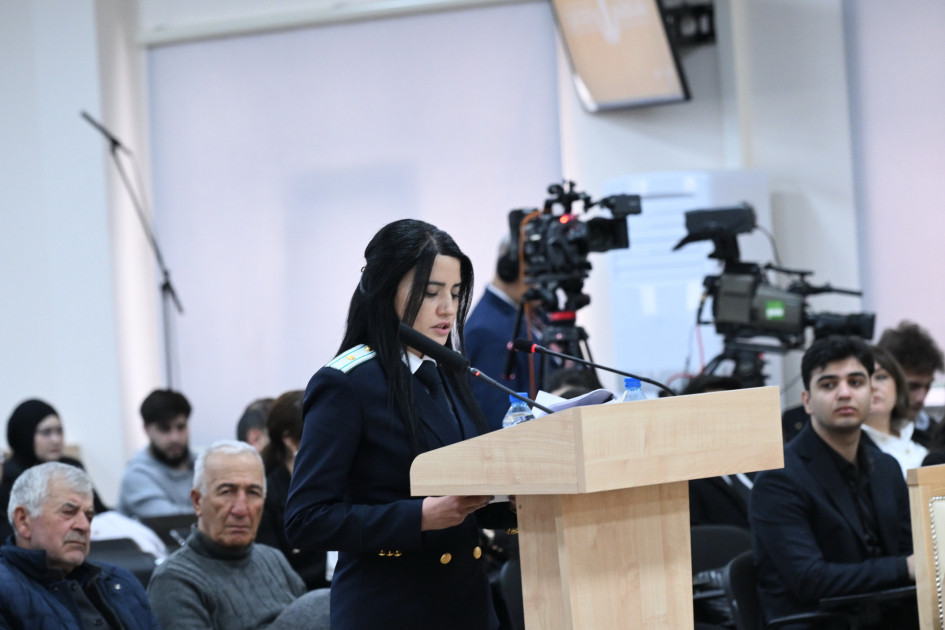 Ruben Vardanyanın təqsirləndirildiyi cinayət işinin məhkəmə baxışı davam etdirilib<font color=red> - FOTOLAR</font>