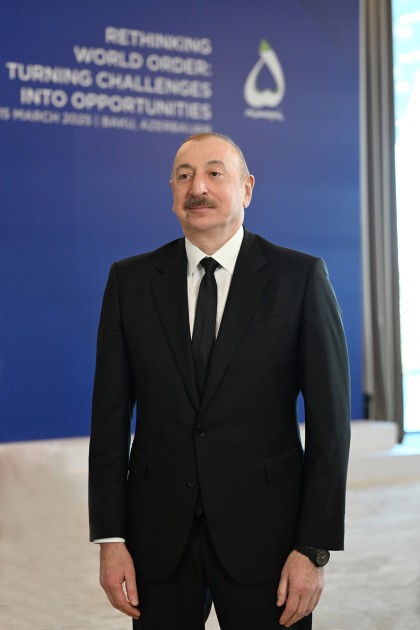 Prezident İlham Əliyev “Euronews” televiziyasına müsahibə verib<font color=red> - FOTOLAR</font>