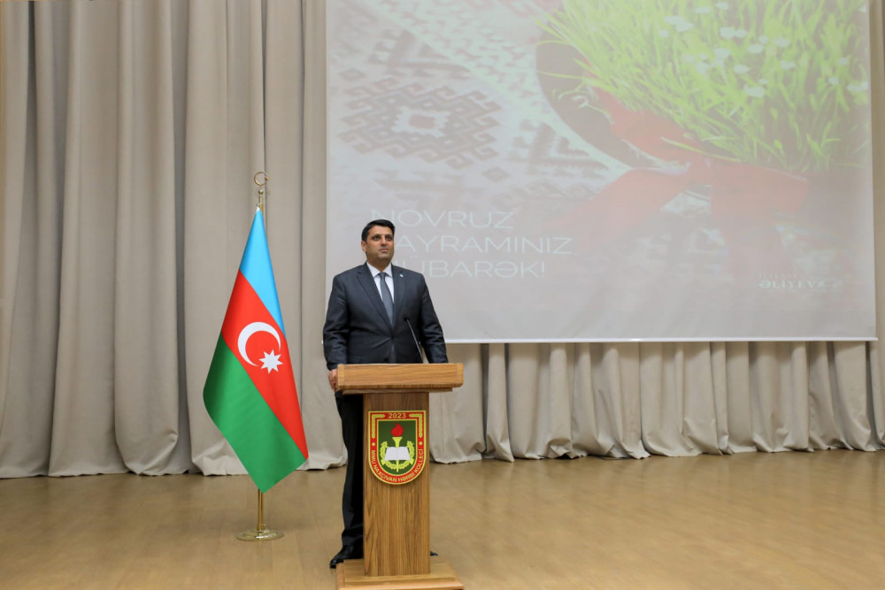 Naxçıvan Hərbi Kollecində Novruz bayramı qeyd olunub<font color=red> - FOTOLAR</font>