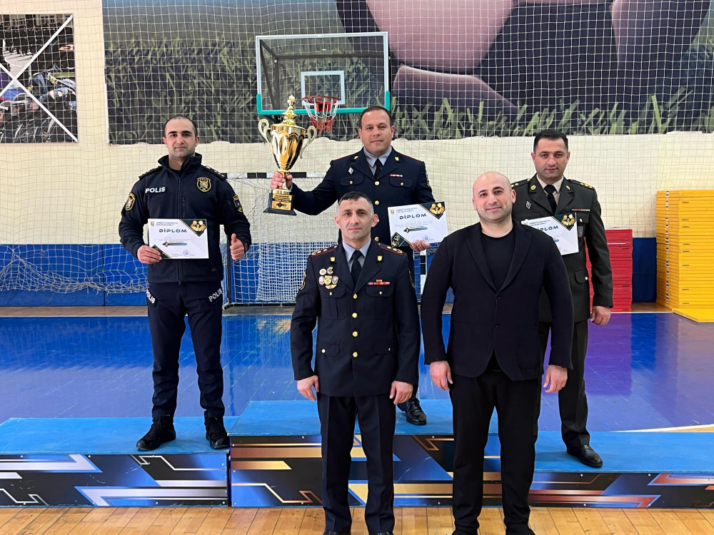 Naxçıvan DİN-in əməkdaşları güc çoxnövlülüyü üzrə birinciliyin qalibi olub<font color=red> - FOTOLAR</font>