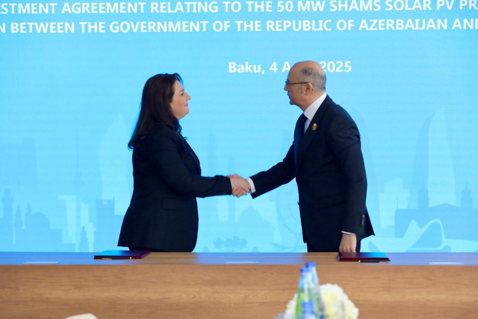 Naxçıvan şəhərində 30 MVt gücündə Günəş Elektrik Stansiyası inşa ediləcək<font color=red> - FOTOLAR</font>