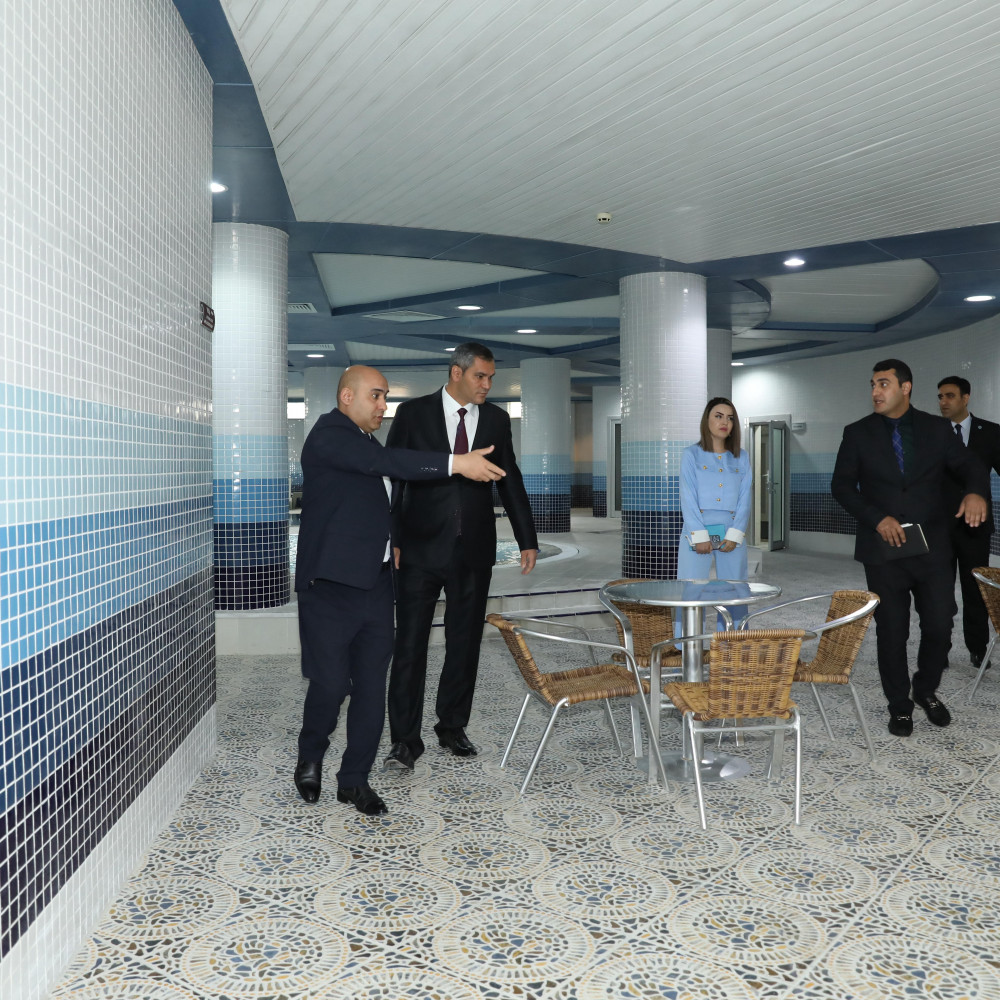 Yenidən təmirdən çıxmış “Duzdağ” Otel SPA Mərkəzinə  baxış keçirilib  <font color=red> - FOTOLAR</font>