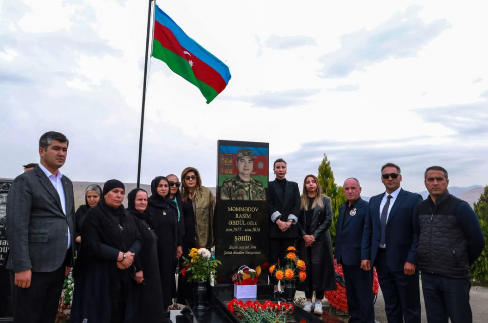 Naxçıvanda aprel şəhidi Rasim Məmmədovun anım günü keçirilib<font color=red> - FOTOLAR</font>