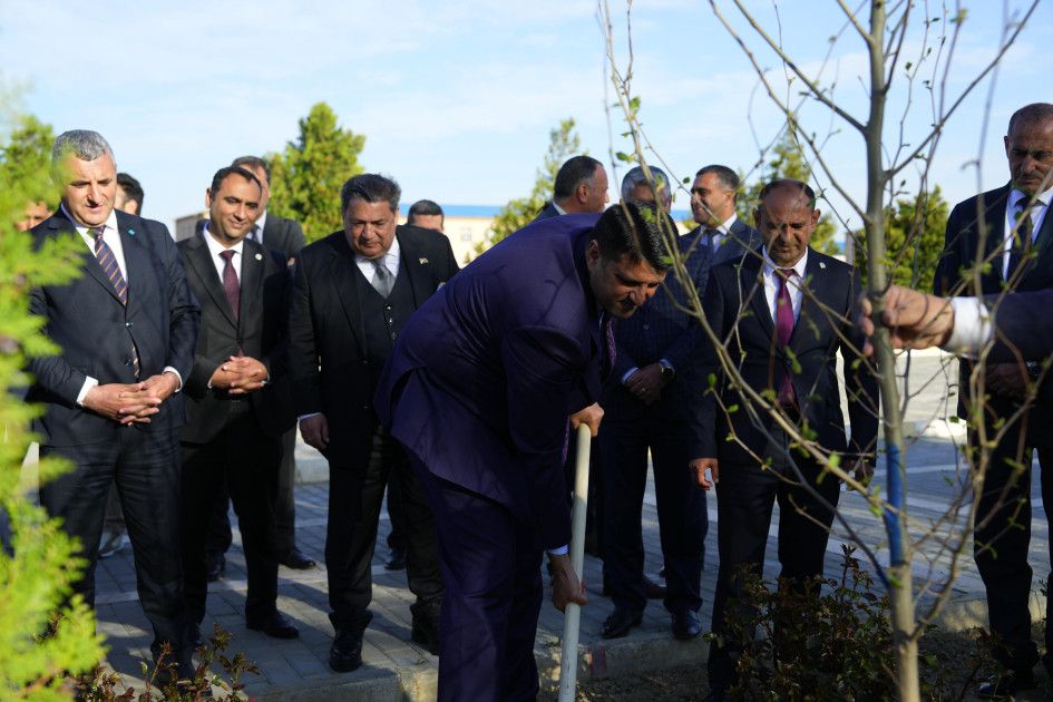 Naxçıvan Dövlət Universitetinin ərazisində ağacəkmə aksiyası keçirilib<font color=red> - FOTOLAR</font>