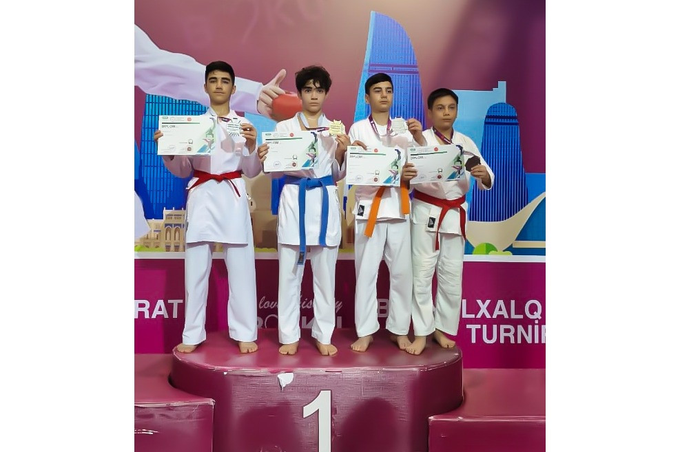 Naxçıvan karateçiləri beynəlxalq turnirdə 22 medal qazanıb<font color=red> - FOTOLAR</font>