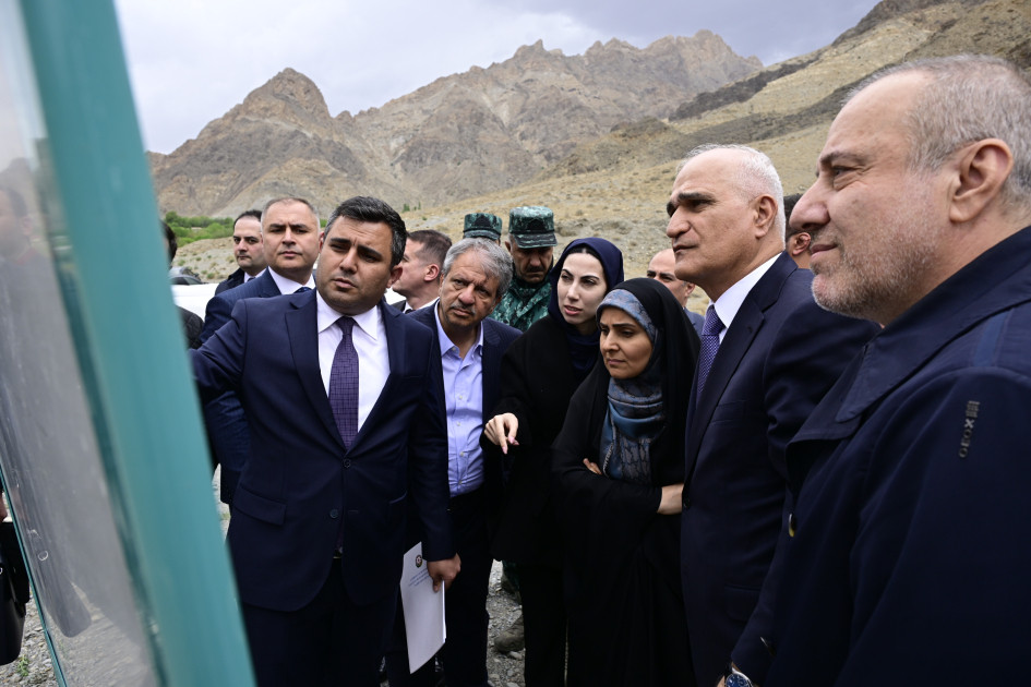 Araz çayı üzərində Ordubad SES-in ümumi tikinti işlərinin 60 %-i yekunlaşıb<font color=red> - FOTOLAR</font>