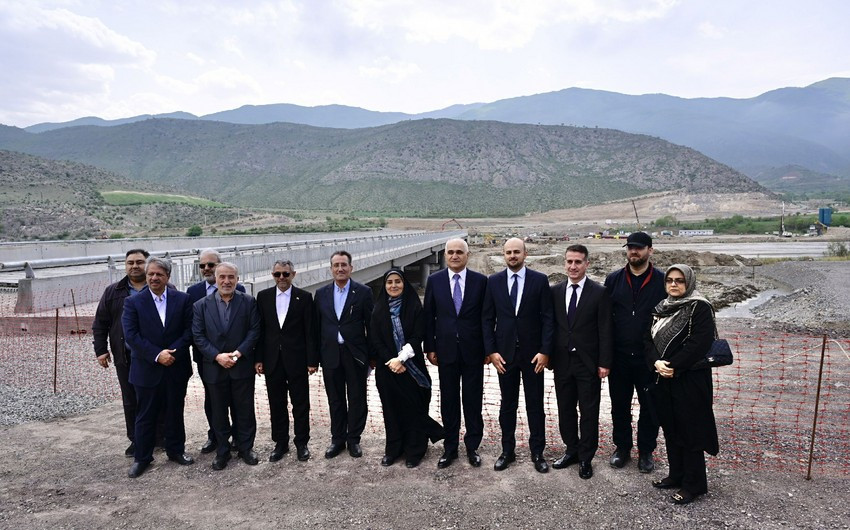 Araz çayı üzərində Ordubad SES-in ümumi tikinti işlərinin 60 %-i yekunlaşıb<font color=red> - FOTOLAR</font>