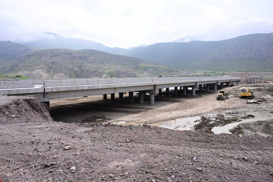 Araz çayı üzərində Ordubad SES-in ümumi tikinti işlərinin 60 %-i yekunlaşıb<font color=red> - FOTOLAR</font>