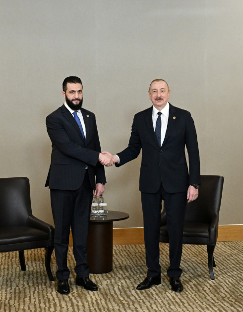 Prezident İlham Əliyevin Antalyada Suriyanın keçid dövrü Prezidenti ilə görüşü olub<font color='red'> - YENİLƏNƏCƏK</font><font color=red> - FOTOLAR</font>