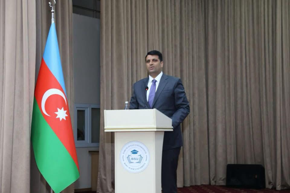 NDU-nun rektoru Elbrus İsayev BSU-da keçirilən III beynəlxalq elmi konfransda iştirak edib<font color=red> - FOTOLAR</font>