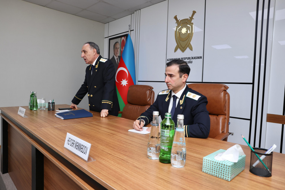 Baş prokuror Kamran Əliyev Xankəndi şəhərində əməliyyat müşavirəsi keçirib<font color=red> - FOTOLAR</font>