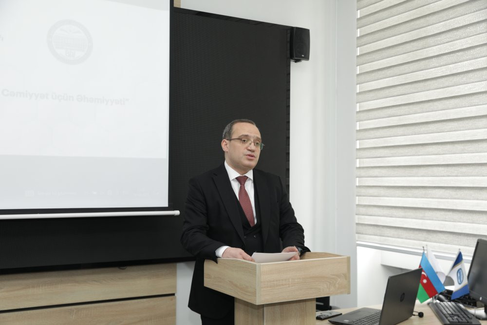 Bakı Dövlət Universitetinin “Jurnalistika” fakültəsində təhsil alan tələbələr üçün master-klas təşkil edilib<font color=red> - FOTOLAR</font>