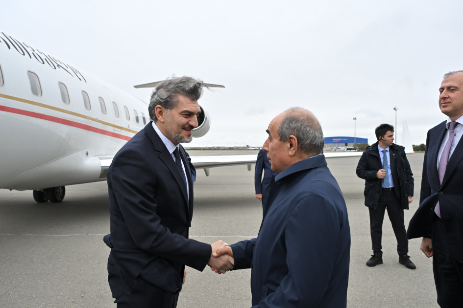Gürcüstan Prezidenti Mixeil Kavelaşvili Azərbaycana rəsmi səfərə gəlib<font color=red> - FOTOLAR</font>