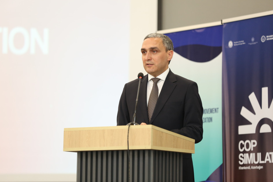 Xankəndidə COP Simulyasiya Konfransı öz işinə başlayıb<font color=red> - FOTOLAR</font>