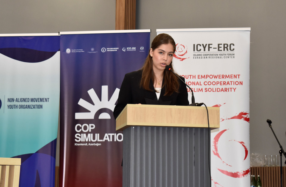 Xankəndidə COP Simulyasiya Konfransı öz işinə başlayıb<font color=red> - FOTOLAR</font>