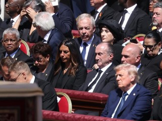 Sahibə Qafarova Vatikanda Roma Papasının dəfn mərasimində iştirak edib<font color=red> - FOTOLAR</font>