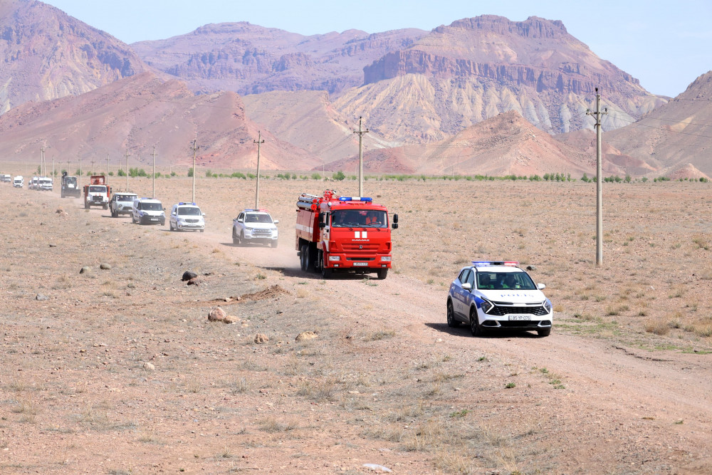 Culfa rayonunda mülki müdafiə dəstələrinin hazırlığı yoxlanılıb<font color=red> - FOTOLAR</font>