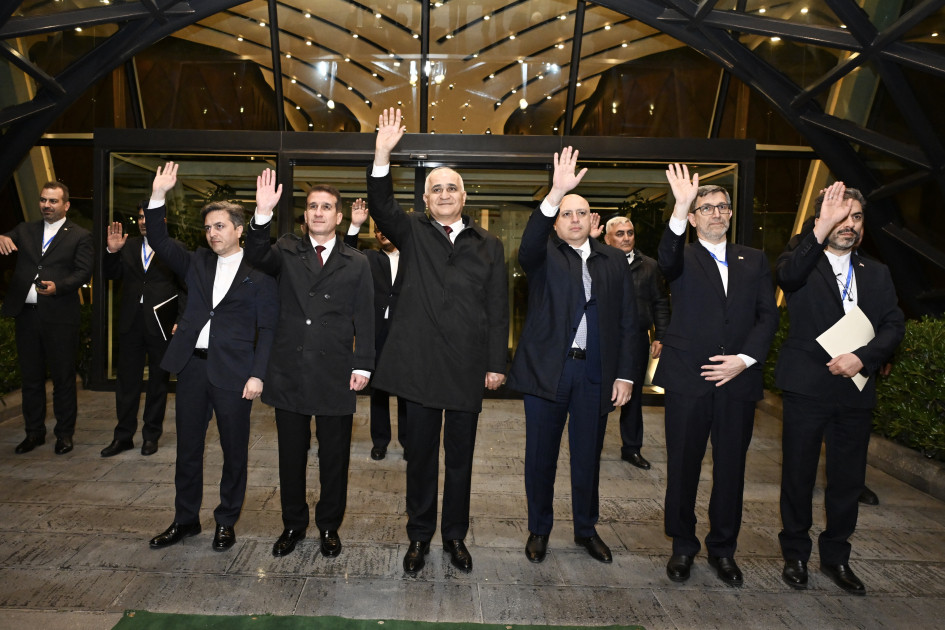 İran Prezidentinin Azərbaycana rəsmi səfəri başa çatıb<font color=red> - FOTOLAR</font>