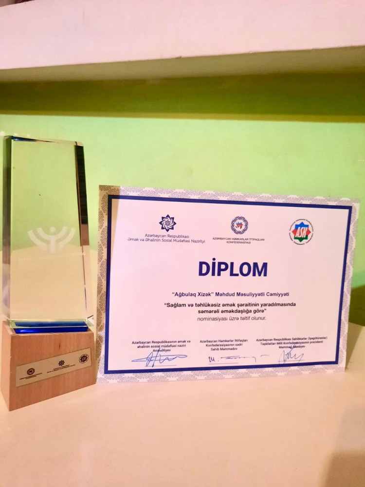 “Ağbulaq Xizək” MMC təltif olunub<font color=red> - FOTOLAR</font>