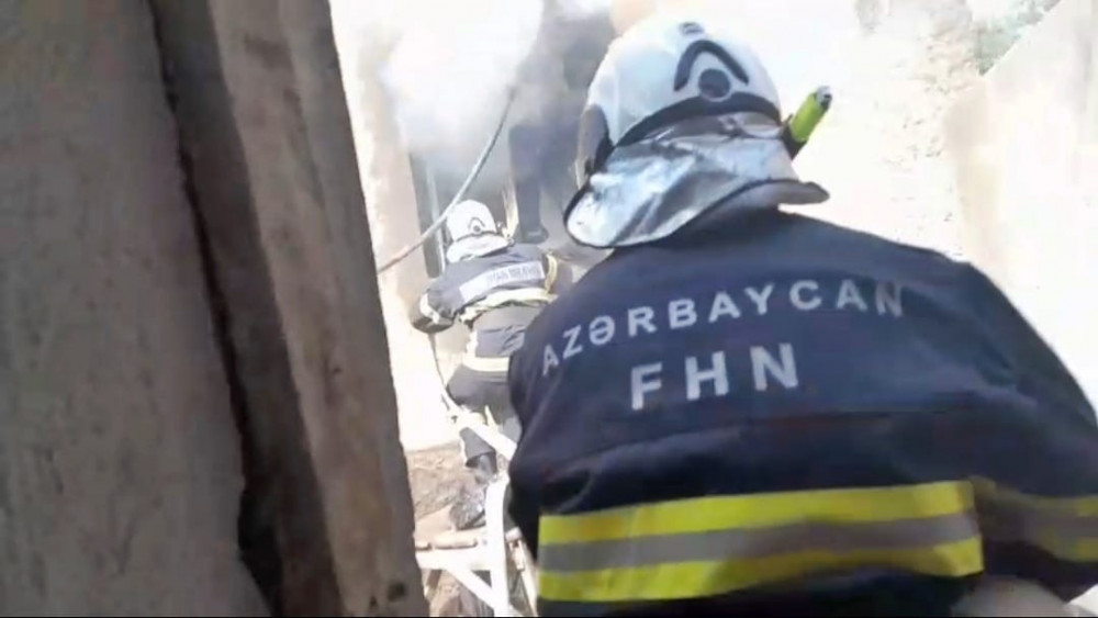 Naxçıvanda fərdi yaşayış evində yanğın olub <font color=red> - FOTOLAR</font>