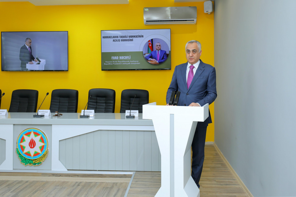 Naxçıvanda Hərracların Təşkili Mərkəzi istifadəyə verilib<font color=red> - FOTOLAR</font>