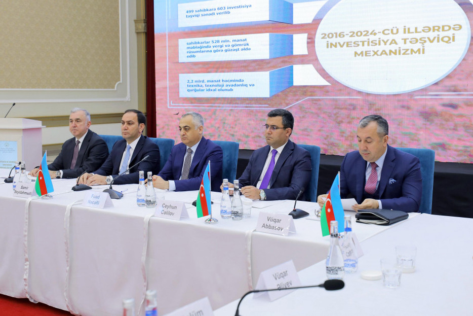 Naxçıvanda Sahibkarlar Gününə həsr olunmuş tədbir keçirilib<font color=red> - FOTOLAR</font>