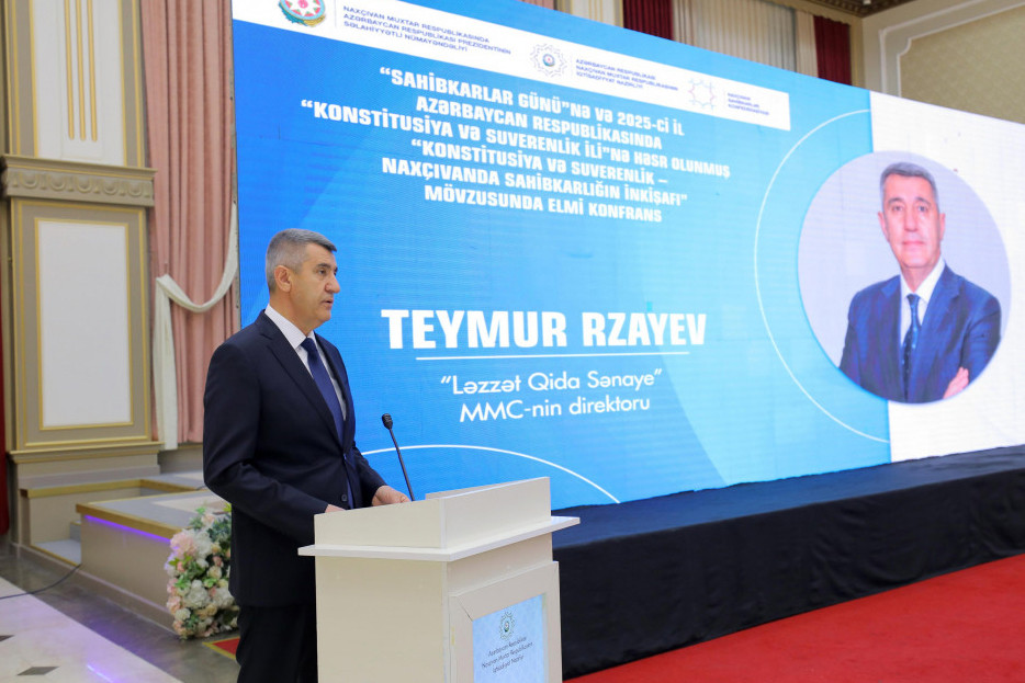 Naxçıvanda Sahibkarlar Gününə həsr olunmuş tədbir keçirilib<font color=red> - FOTOLAR</font>