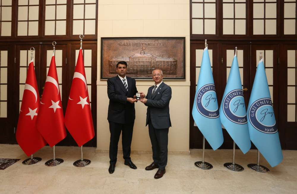 Elbrus İsayevin başçılıq etdiyi nümayəndə heyəti Qazi universitetinə səfər edib<font color=red> - FOTOLAR</font>