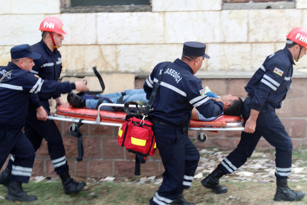 Babək rayonunda yanğın-taktiki təlim keçirilib<font color=red> - FOTOLAR</font>