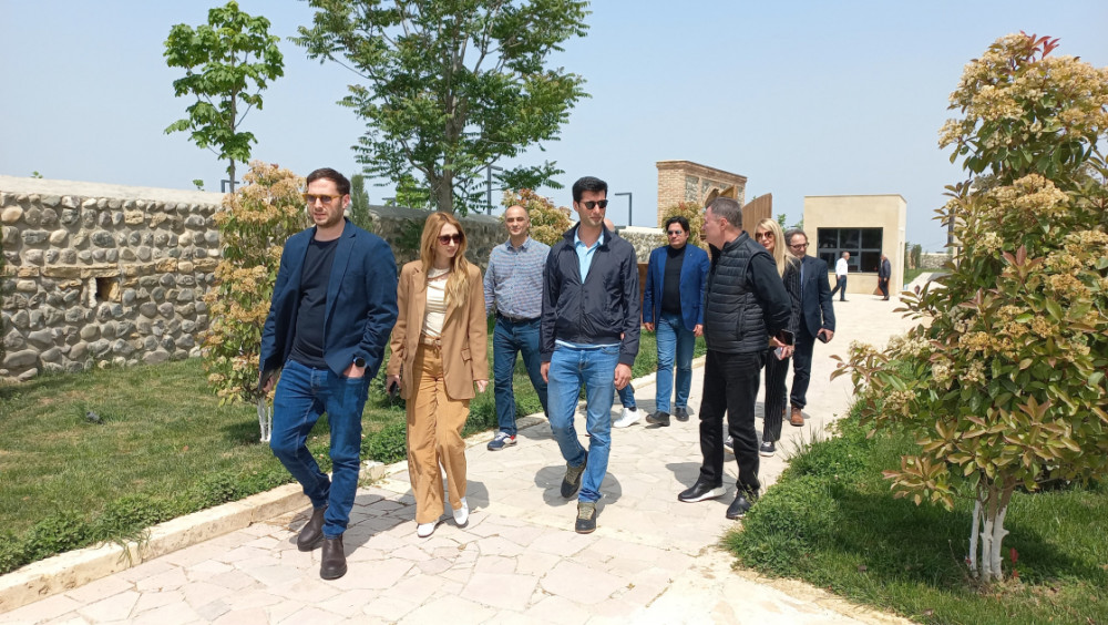 İtaliyalı parlamentarilər Ağdama gəliblər<font color=red> - FOTOLAR</font>