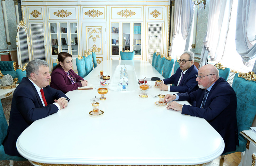 Akademik İsa Həbibbəyli Rusiya Elmlər Akademiyasının vitse-prezidenti ilə görüşüb<font color=red> - FOTOLAR</font>