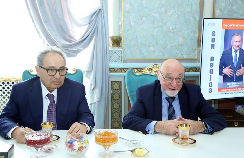 Akademik İsa Həbibbəyli Rusiya Elmlər Akademiyasının vitse-prezidenti ilə görüşüb<font color=red> - FOTOLAR</font>