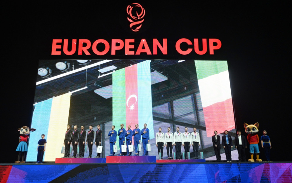Azərbaycanın qrup hərəkətləri komandası Avropa Kubokunda qızıl medal qazanıb<font color=red> - FOTOLAR</font>