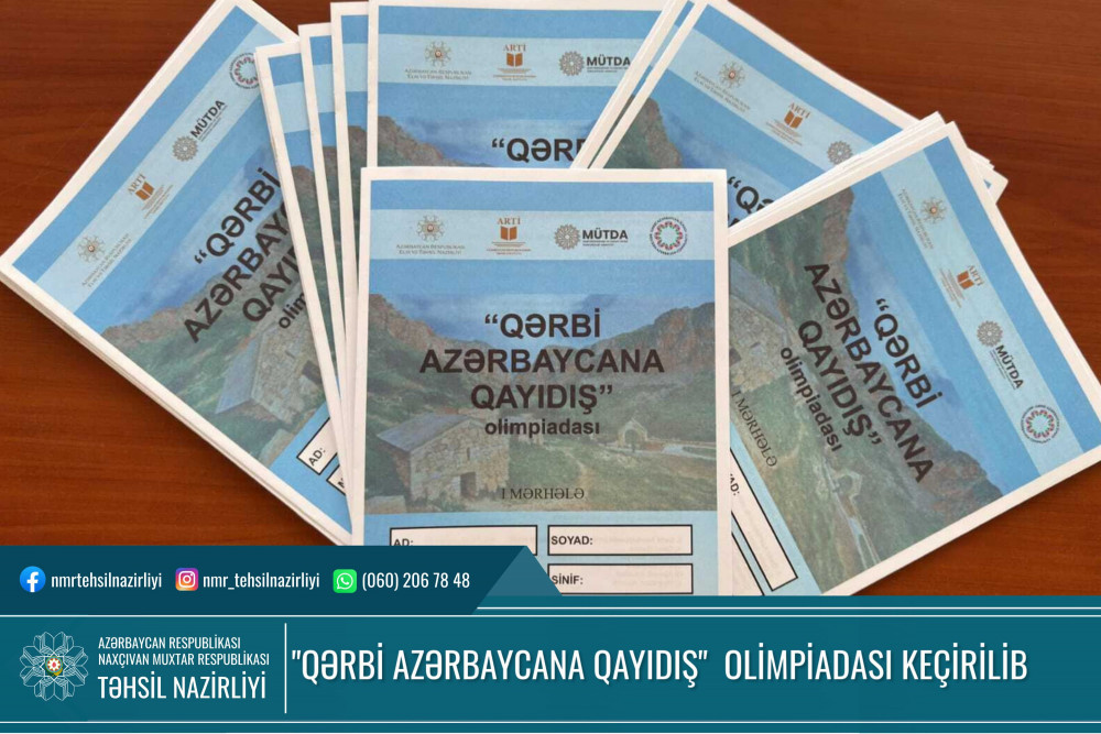 “Qərbi Azərbaycana qayıdış” olimpiadası keçirilib<font color=red> - FOTOLAR</font>