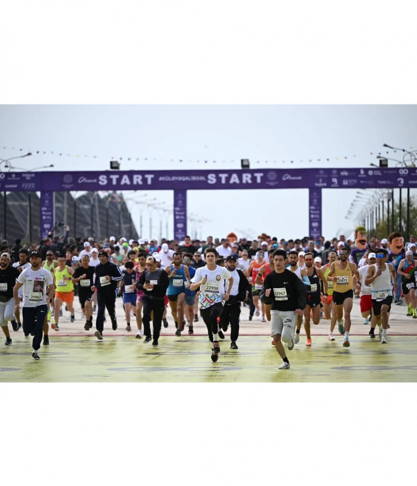 Əmrah Nağıyev Bakı Marafonunda 6-cı oldu, rekordunu yenilədi<font color=red> - FOTOLAR</font>